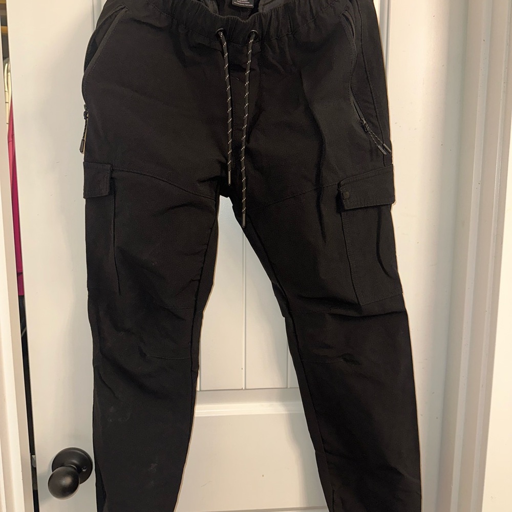 Men's Black Cargo Pants